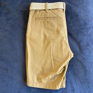 Men’s Express Chino Shorts W/ Belt